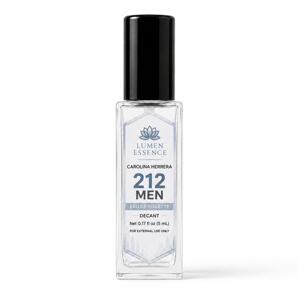 Carolina Herrera 212 Men NYC Eau de Toilette – 5 mL & 10 mL Decant by Lumen Essence