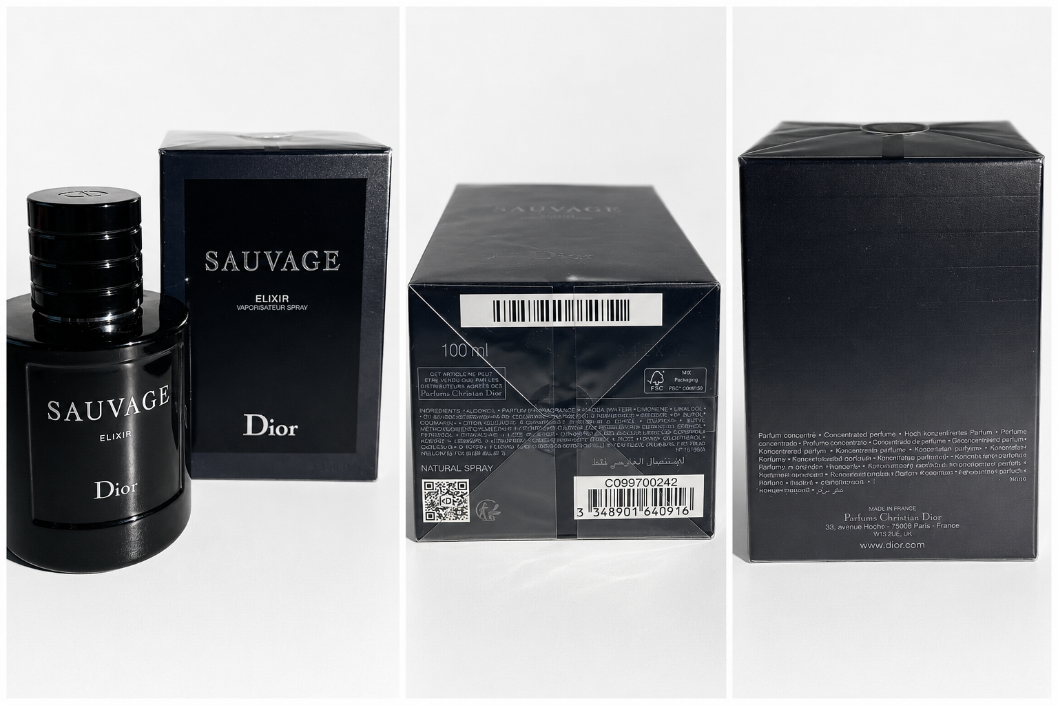 Dior Sauvage Elixir For Men - 3.4 0z/ 100 ML