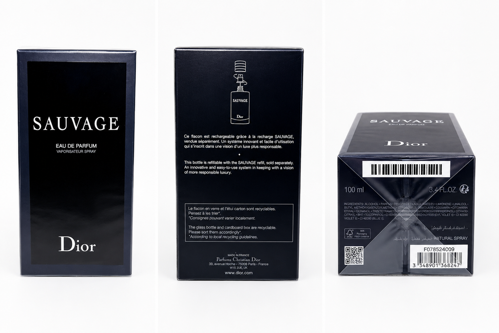 Dior Sauvage Eau de Parfum for Men - 3.4 oz/100 ml