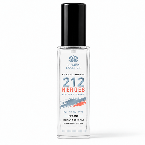 Carolina Herrera 212 Heroes Forever Young Eau de Toilette – 5 mL & 10 mL Decant by Lumen Essence
