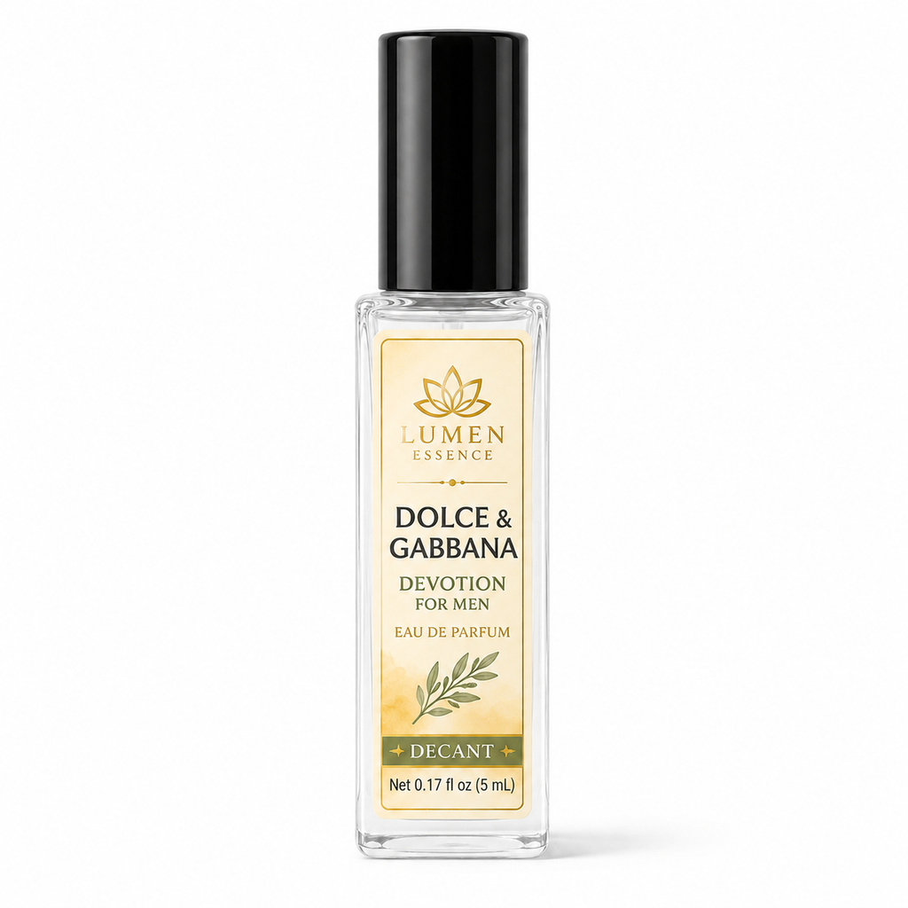 Dolce & Gabbana Devotion For Men Eau de Parfum – 5 mL & 10 mL Decant by Lumen Essence