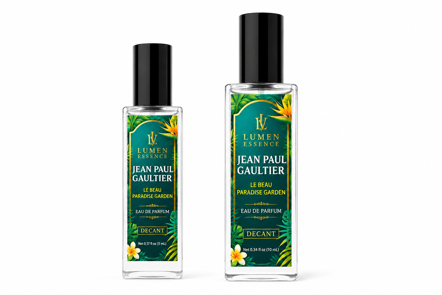 Jean Paul Gaultier Le Beau Paradise Garden Eau de Parfum – 5 mL & 10 mL Decant by Lumen Essence