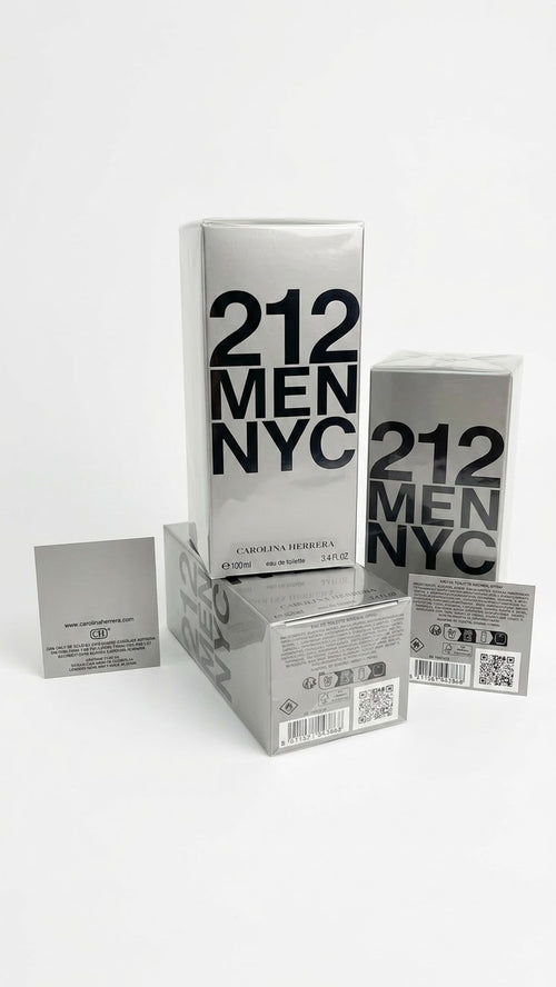 Carolina Herrera 212 Men NYC Eau de Toilette -3.4 oz / 100 ML -Men