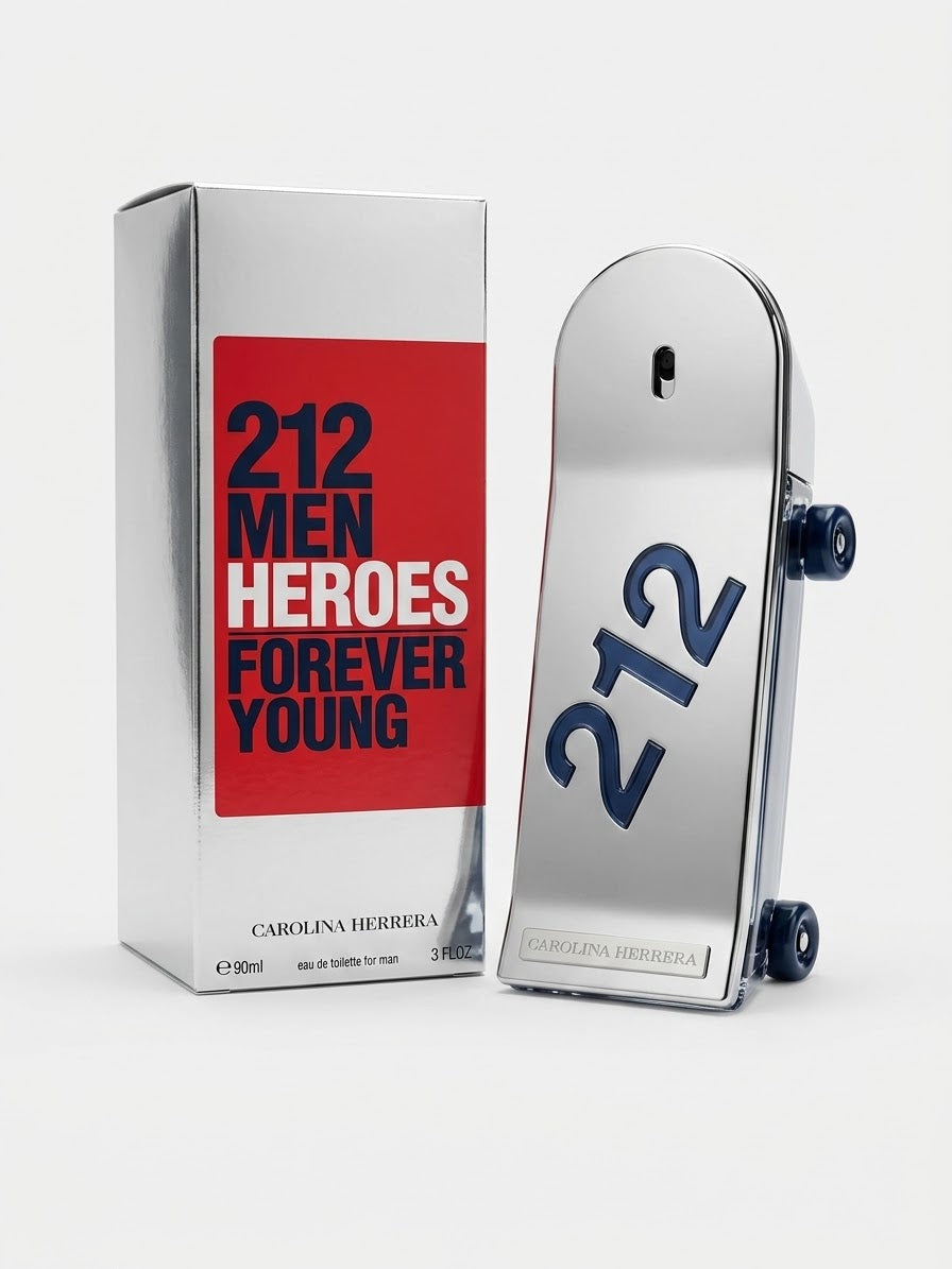 Carolina Herrera 212 Heroes Forever Young Eau de Toilette for Men 3.0 oz / 90 ml