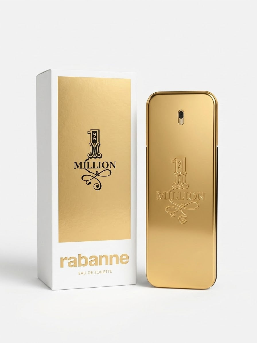 Rabanne 1 Million Eau de Toilette for Men 3.4 0z / 100 ML