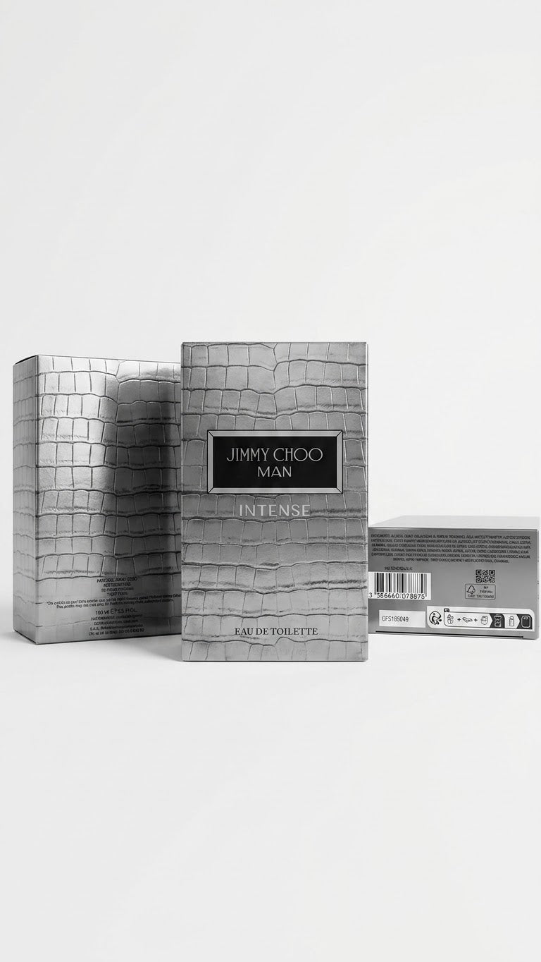 Jimmy Choo Intense Eau de Toilette for Men 3.4 oz /100 ML