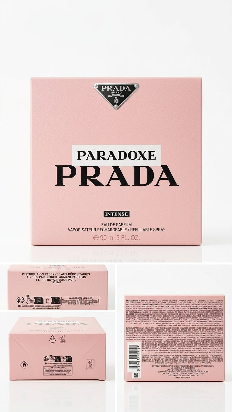 Prada Paradoxe Intense Eau de Parfum for Woman 3.0 oz / 90 ML