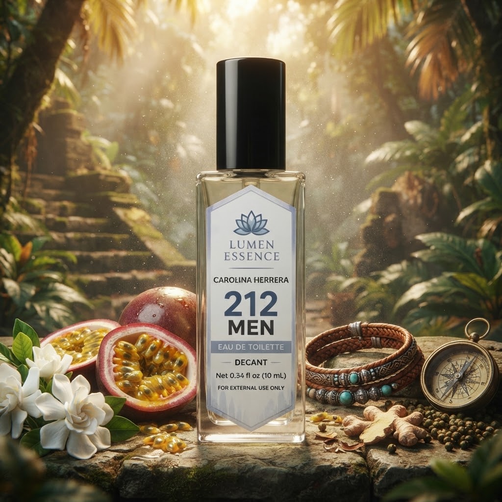 Carolina Herrera 212 Men NYC Eau de Toilette – 5 mL & 10 mL Decant by Lumen Essence